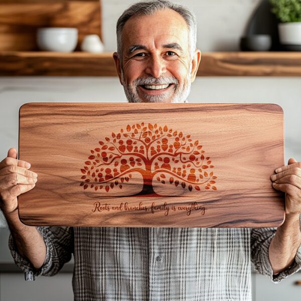 Charcuterie Board Engraving File | Family Quote PNG