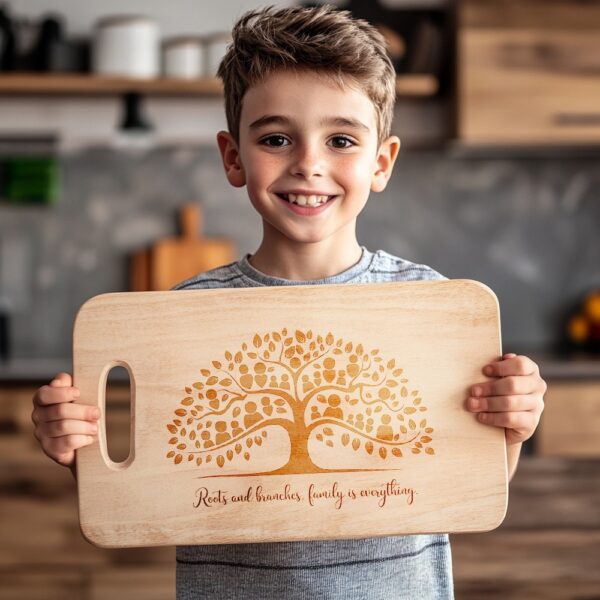 Charcuterie Board Engraving File | Family Quote PNG