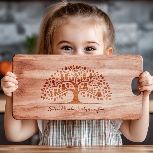 Charcuterie Board Engraving File | Family Quote PNG
