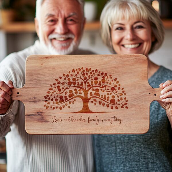 Charcuterie Board Engraving File | Family Quote PNG