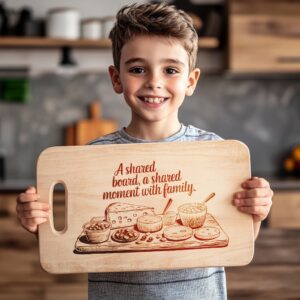Charcuterie Board Engraving File with Family Quote |