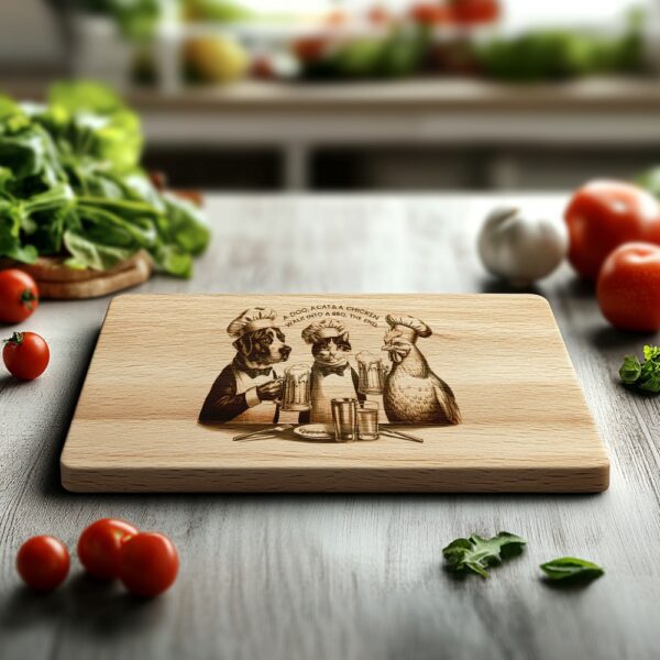 Laser Engraved Charcuterie Board File - Dog, Cat