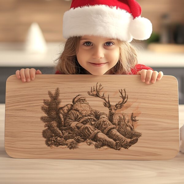 Santa Claus & Reindeer Charcuterie Board File |