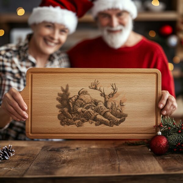 Santa Claus & Reindeer Charcuterie Board File |