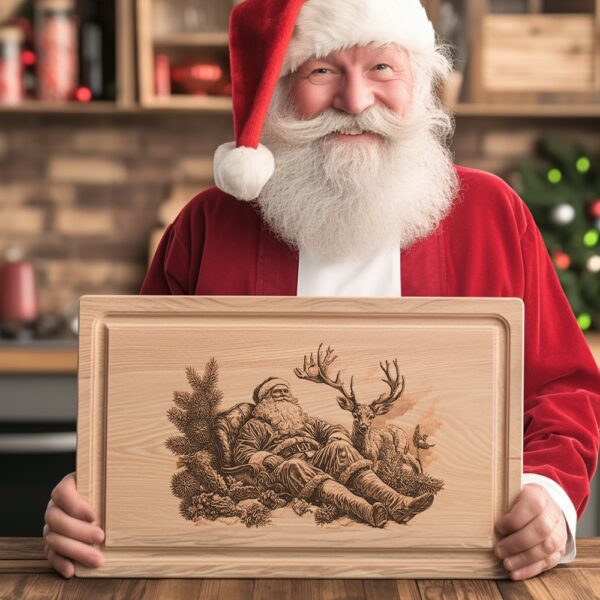 Santa Claus & Reindeer Charcuterie Board File |