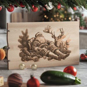 Santa Claus & Reindeer Charcuterie Board File |