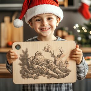 Santa Claus & Reindeer Charcuterie Board File |