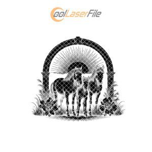 Slate Cheese Board, Horse Trio Sunburst Arch, Charcuterie