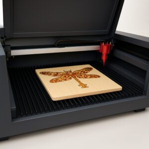 3D Illusion Dragonfly Laser Engraving File, Intricate Wall