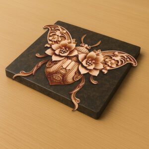 3D Illusion Laser Engraving File, Aphid Insect Art