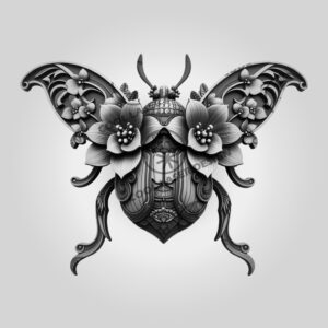 3D Illusion Laser Engraving File, Aphid Insect Art