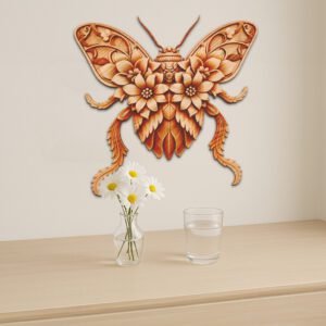 3D Illusion Laser Engraving File, Detailed Flea Design,