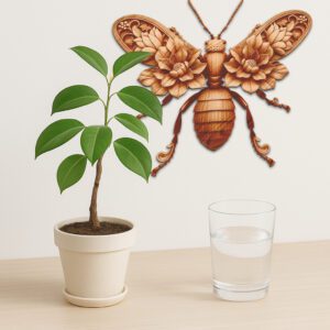 3D Illusion Laser Engraving File, Intricate Ant Design,