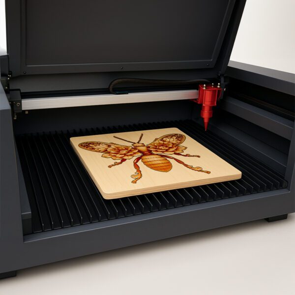 3D Illusion Laser Engraving File, Intricate Ant Design,