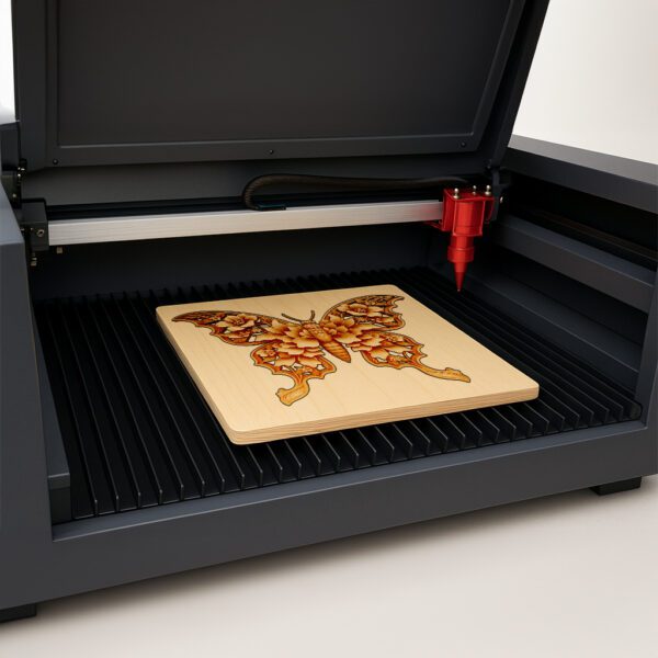 3D Illusion Laser Engraving File, Leaf Insect Light