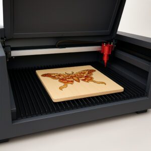 3D Illusion Laser Engraving File, Ornate Firefly Art,