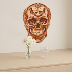 3D Laser Engraving File, Intricate Pirate Skull Design