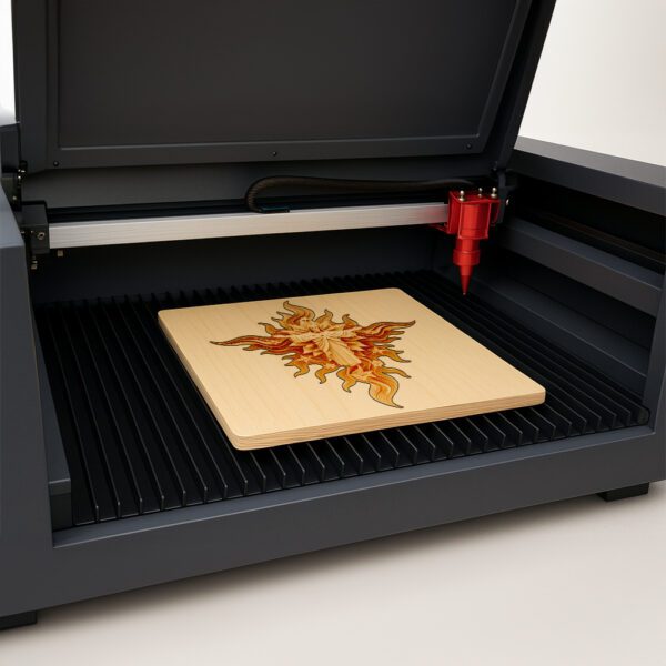 Laser Engraving Design, 3D Illusion Jesus on Cross
