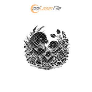 Manatee Family Slate Cheese Board Engraving File, River