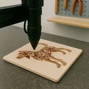 3D Basset Hound Laser Engraving Art File, Unique