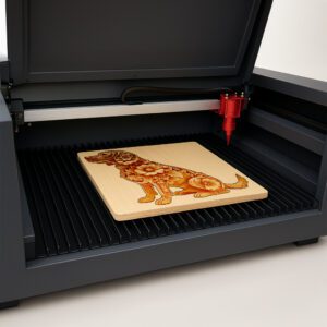 3D Beagle Illusion Laser Engraving File, Layered Dog