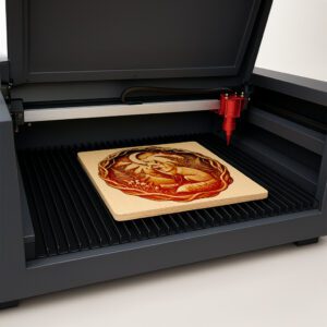 3D Fox Moonlit Watch, Halloween Laser File, Ferns