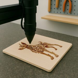 3D Illusion Doberman Laser Engraving File, Digital Dog