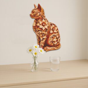 3D Illusion Engraving Laser File, American Shorthair Cat