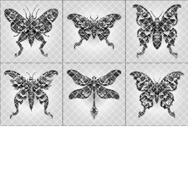 3D Illusion Laser Engraving Bundle, Insect and Nature