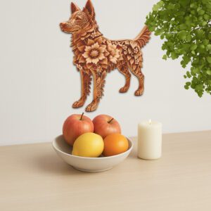 3D Illusion Laser Engraving File, Australian Shepherd Dog