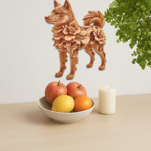 3D Illusion Laser Engraving File, Shiba Inu Dog