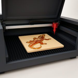 3D Illusion Laser Engraving File, Steampunk Alligator, Mechanical