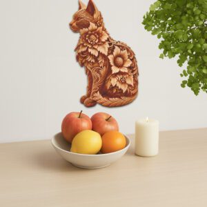 3D Illusion Laser Engraving File, Turkish Angora Cat