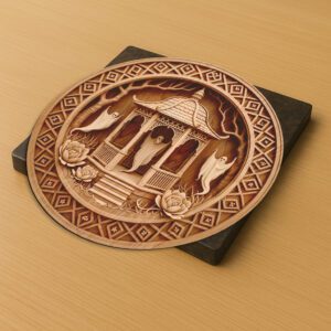 3D Illusion Laser File, Halloween Engraving, Haunted Gazebo
