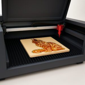 3D Illusion Norwegian Forest Cat Laser Engraving File,