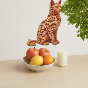 3D Illusion Oriental Shorthair Cat Laser Engraving File,