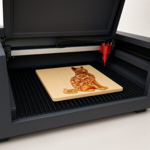 3D Illusion Oriental Shorthair Cat Laser Engraving File,