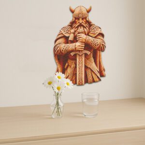 3D Illusion Viking Laser Engraving File, Norse Art