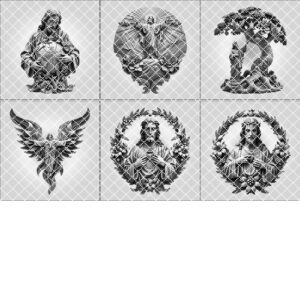 3D Jesus Illusion Laser Engraving Bundle, Christian Art