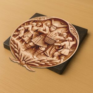 3D Laser Engraving File Viking Soldier, Norse Warrior