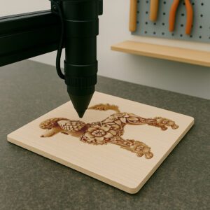 3D Poodle Laser Engraving File, Layered Dog Art