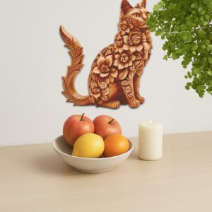 Bombay Cat 3D Illusion Laser Engraving File, Unique