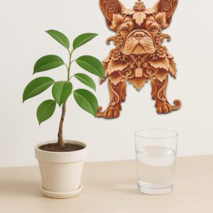 French Bulldog 3D Illusion Laser Engraving File, DIY