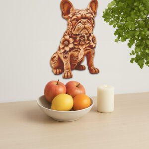 French Bulldog 3D Illusion Laser Engraving File, Unique