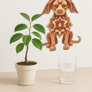 Golden Retriever 3D Illusion Laser Engraving File, Dog