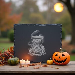 Gothic Raven Cheese Board, Spooky Charcuterie Platter, Horror
