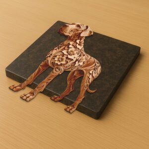 Great Dane 3D Illusion Laser Engraving File, Unique