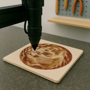 Halloween 3D Illusion Laser Engraving File, Spooky Graveyard,