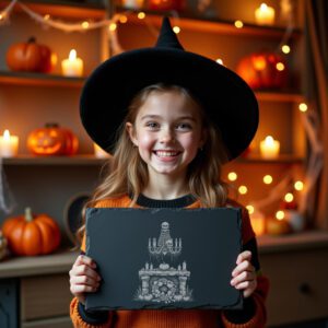 Halloween Bone Chandelier Engraving File, Gothic Kitchen Decor,