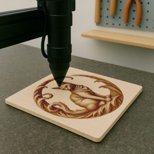 Halloween Cat 3D Illusion Laser Engraving File, Digital